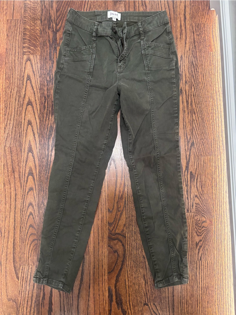 Joie Olive Skinny High-Rise Pant, size 27